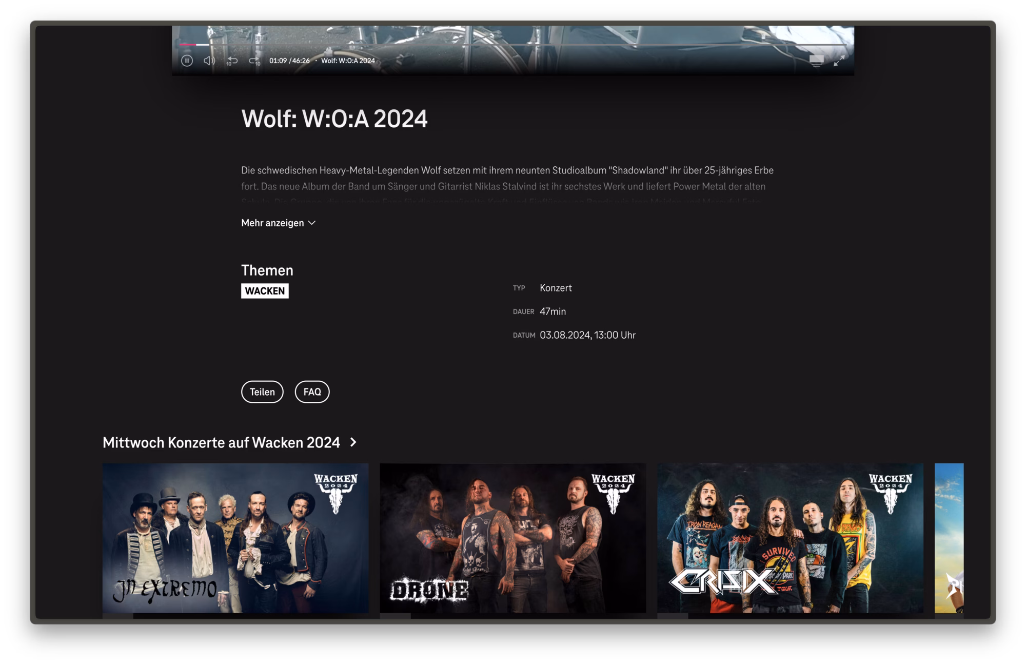 video player interface design