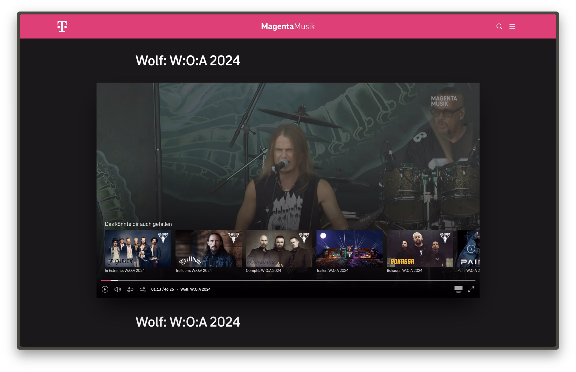 video player interface design